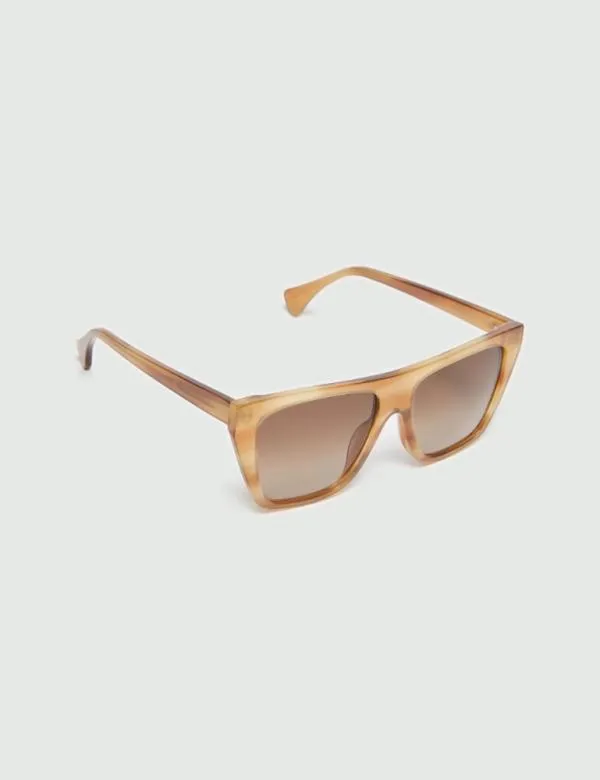 Marella Other Accessories Women Acetate Sunglasses Camel Marella Other Accessories Women Acetate Sunglasses Camel