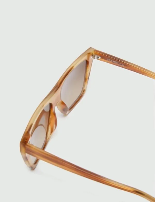 Marella Other Accessories Women Acetate Sunglasses Camel Marella Other Accessories Women Acetate Sunglasses Camel