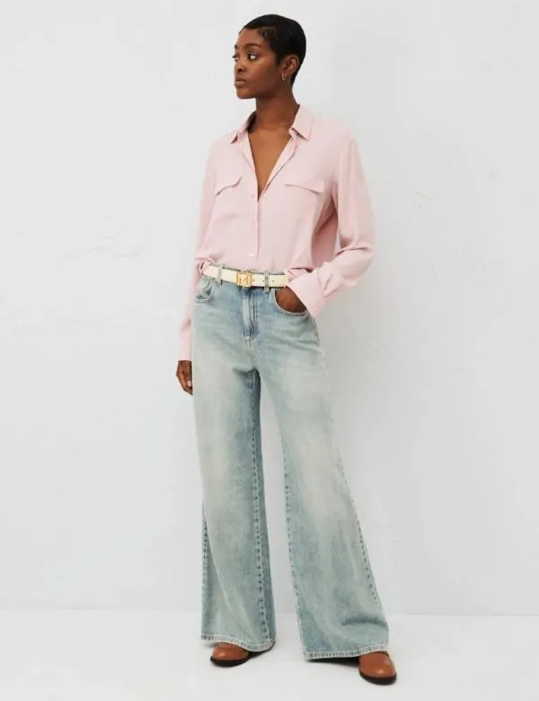 Marella Shirts Women Crepe Shirt Pink