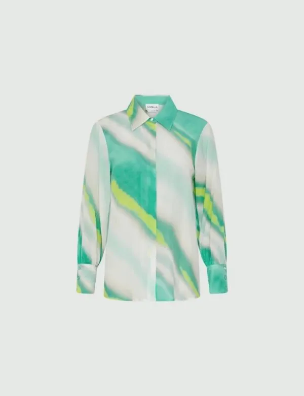 Marella Shirts Women Longline Shirt Aquamarine