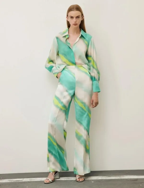 Marella Shirts Women Longline Shirt Aquamarine