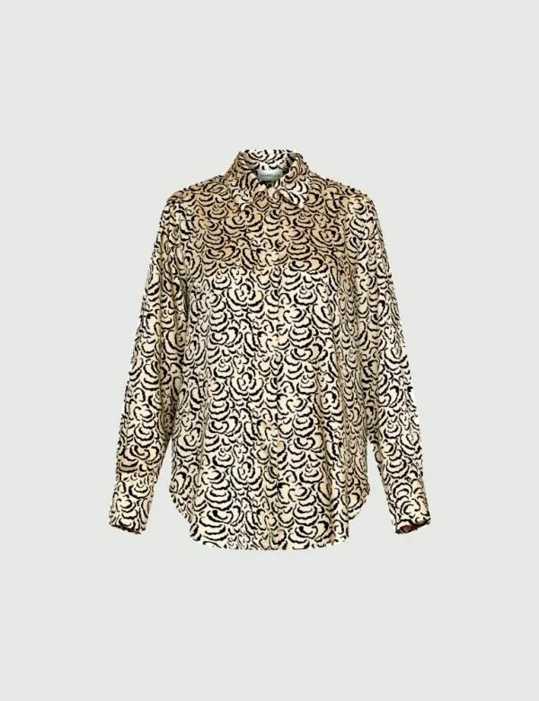 Marella Shirts Women Patterned Shirt Light Yellow