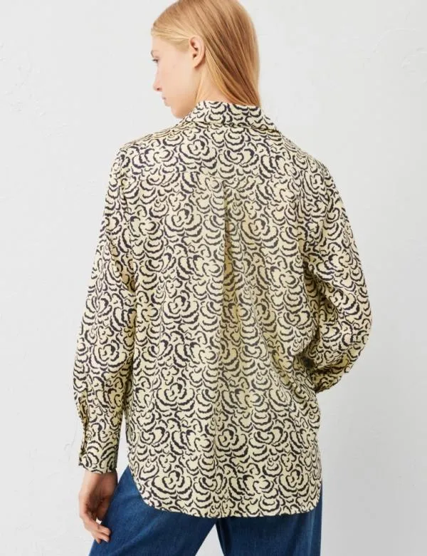 Marella Shirts Women Patterned Shirt Light Yellow