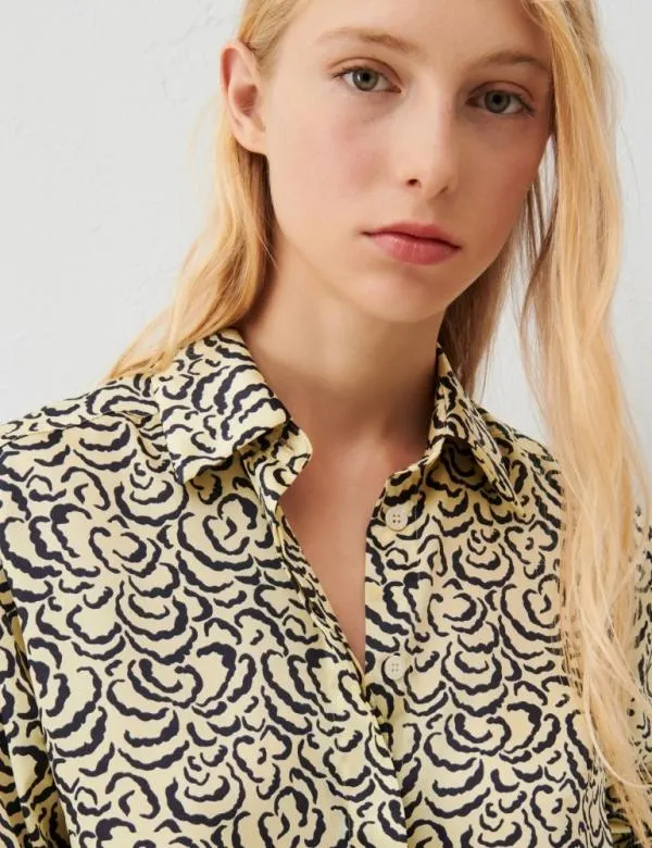 Marella Shirts Women Patterned Shirt Light Yellow