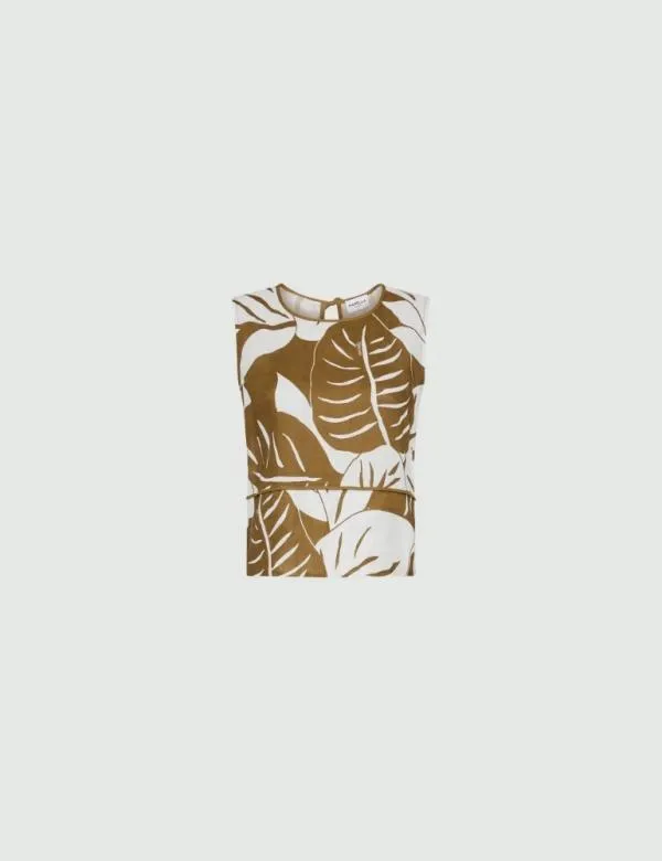Marella Tops And TShirt Women Patterned Top Olive