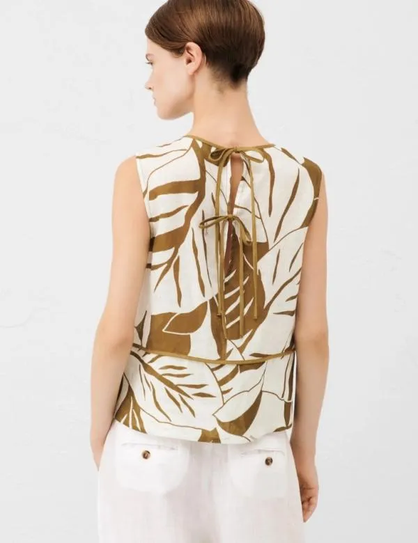 Marella Tops And TShirt Women Patterned Top Olive