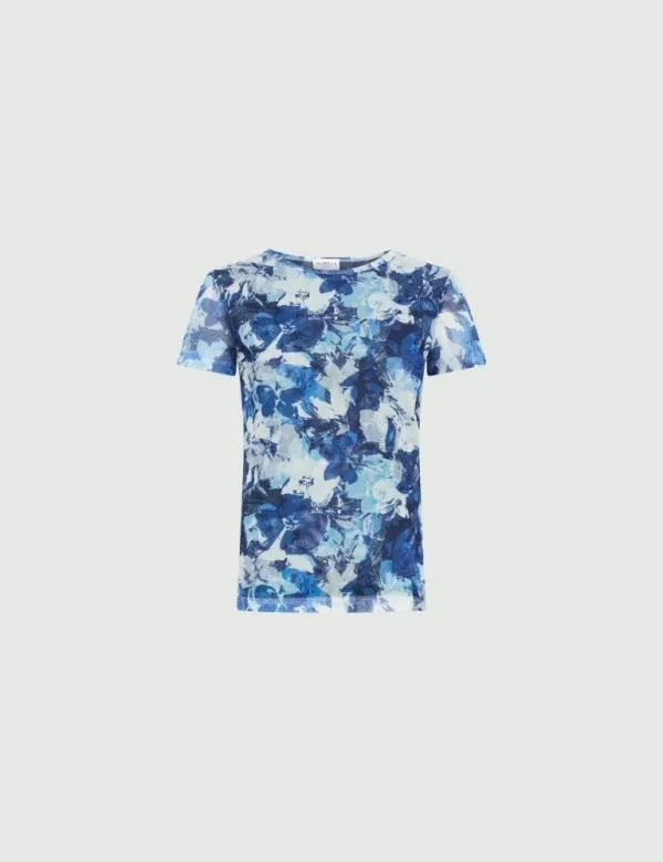 Marella Tops And TShirt Women Tulle Tshirt Navy
