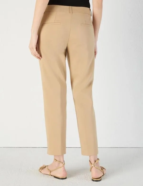 Marella Trousers Women Chino Trousers Camel