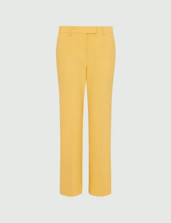 Marella Trousers Women Flared Trousers Gold