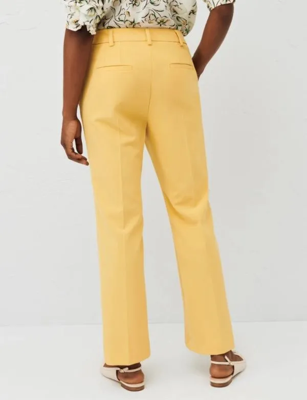Marella Trousers Women Flared Trousers Gold