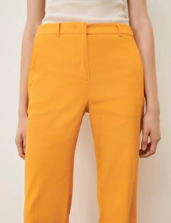 Marella Trousers Women Linenblend Trousers Orange