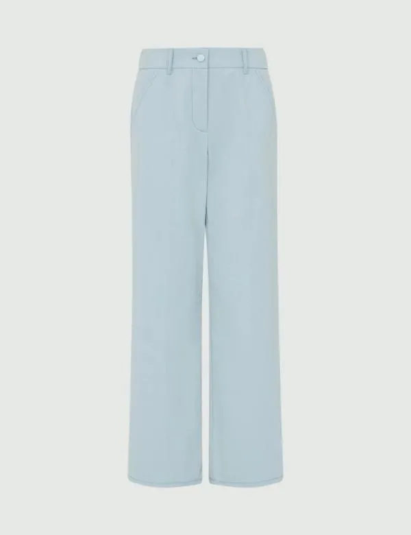 Marella Trousers Women Straightleg Trousers Skyblue