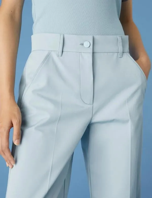 Marella Trousers Women Straightleg Trousers Skyblue