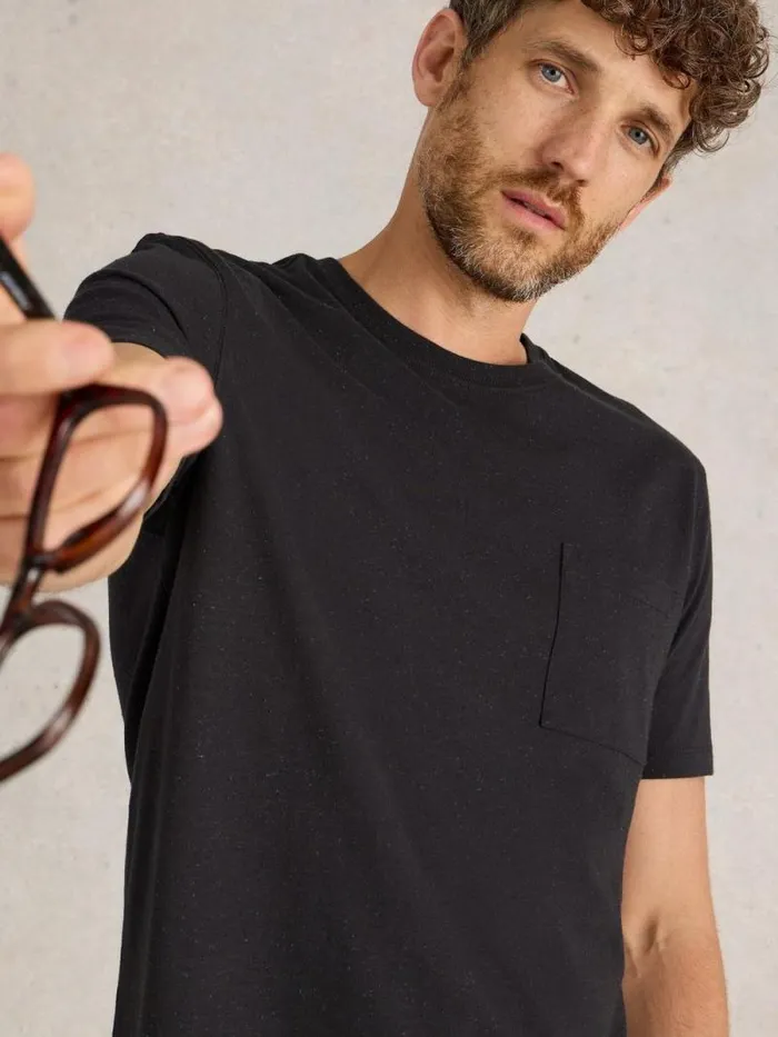 Men Abersoch Nep Short Sleeve Tee Dark Navy White Stuff Loungewear