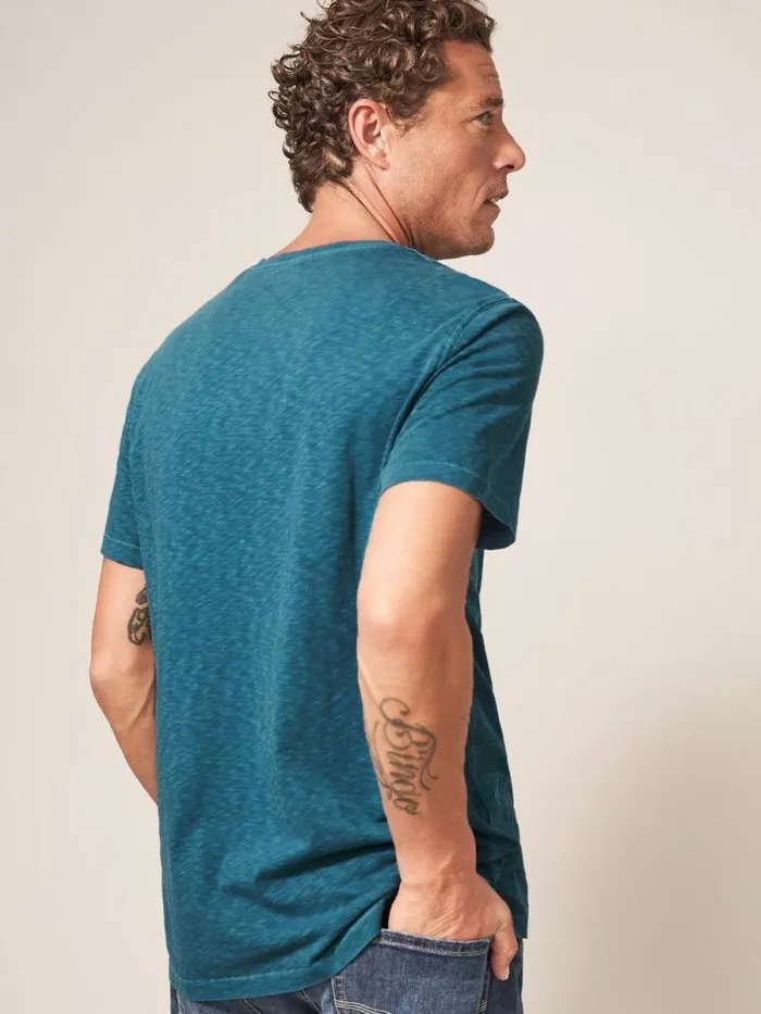 Men Abersoch Short Sleeve Tee Mid Teal White Stuff Loungewear Men Abersoch Short Sleeve Tee Mid Teal White Stuff Loungewear