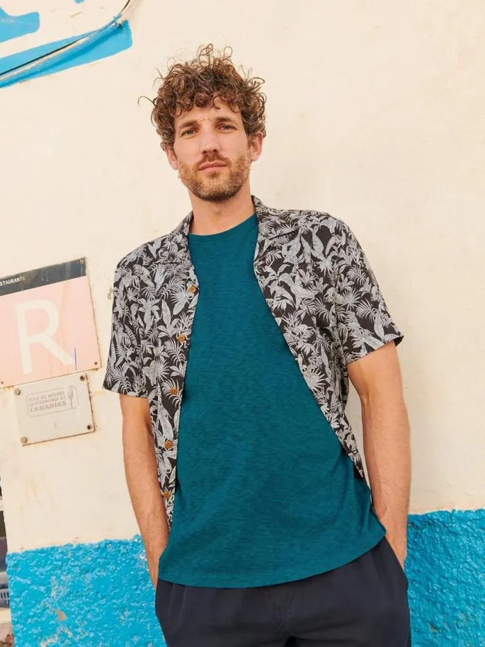 Men Abersoch Short Sleeve Tee Mid Teal White Stuff Loungewear Men Abersoch Short Sleeve Tee Mid Teal White Stuff Loungewear
