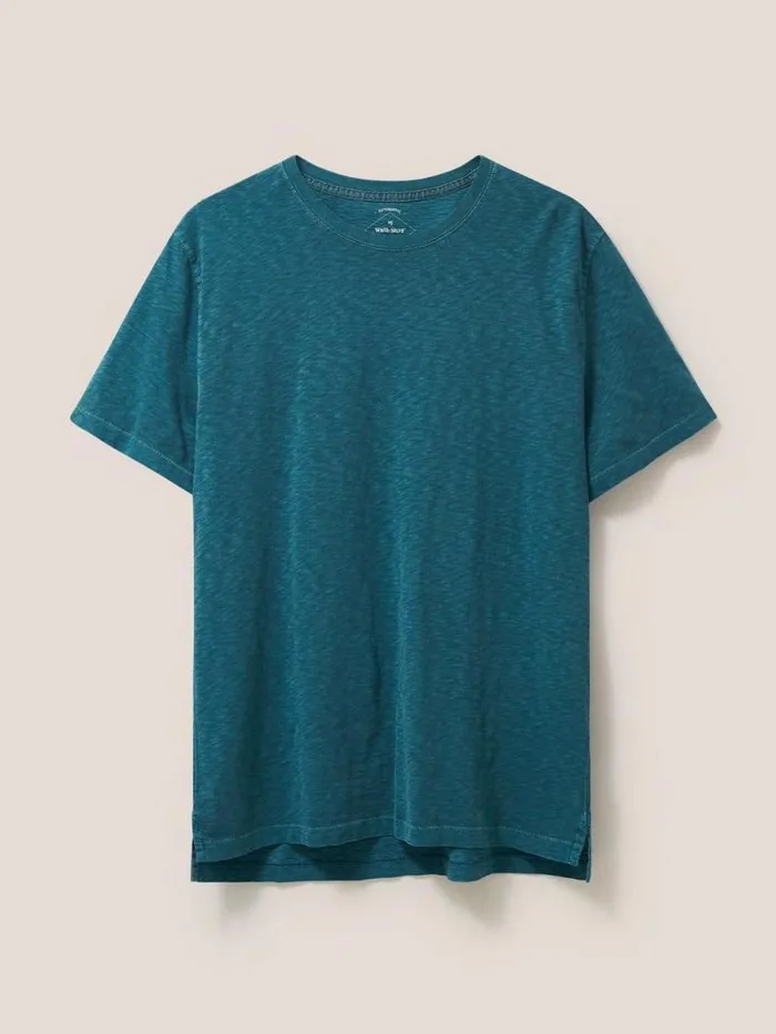 Men Abersoch Short Sleeve Tee Mid Teal White Stuff Loungewear Men Abersoch Short Sleeve Tee Mid Teal White Stuff Loungewear