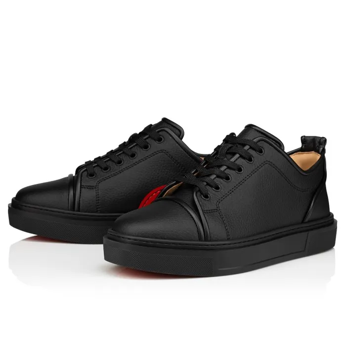 Men Adolon Junior Sneakers 8211 Recycled Polyester And Biobased Materials 8211 Black Christian Louboutin Sneakers