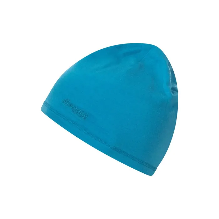 Men Bergans Of Norway Beanies And Caps Bergans Wool Beanie Aqua Lagoon