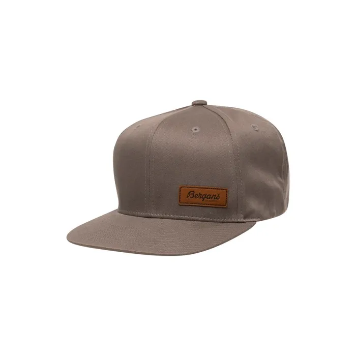 Men Bergans Of Norway Beanies And Caps Nordmarka Snapback Cap Solid Grey