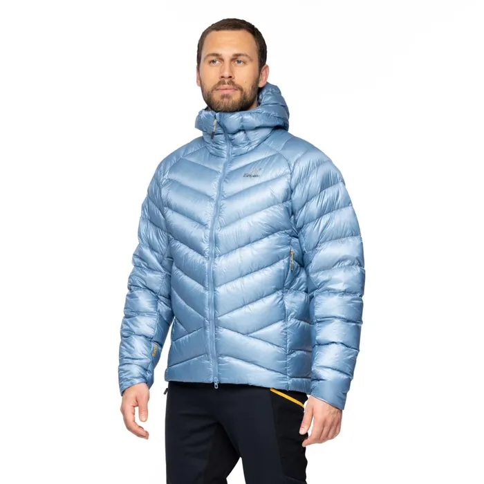 Men Bergans Of Norway Down Jackets Y Lightline Weightless Down Jacket Hood Elemental Blue