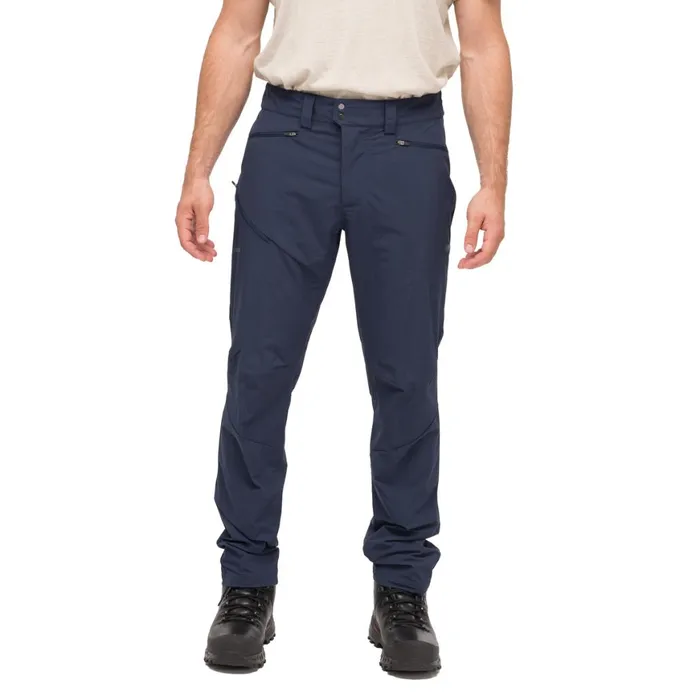 Men Bergans Of Norway Everyday Pants Rabot Light Softshell Pants Navy Blue
