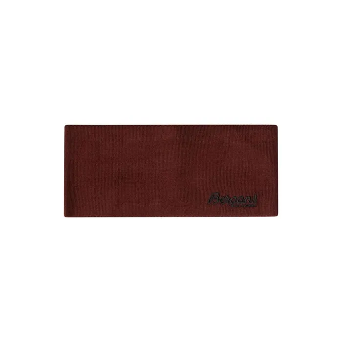 Men Bergans Of Norway Headband Allround Thin Merino Headband Amarone Red