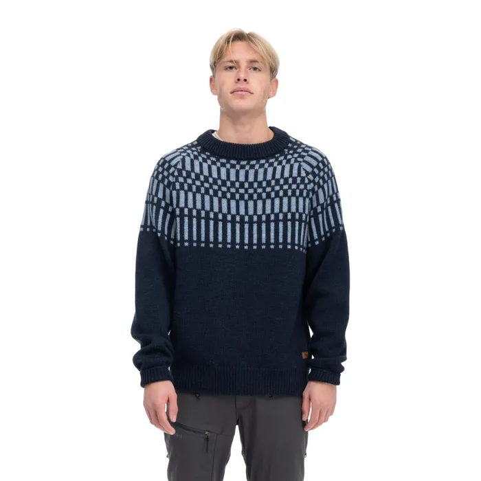 Men Bergans Of Norway Jumpers And Long Sleeves Nordmarka Merino Jumper Navy Blue Husky Blue Men Bergans Of Norway Jumpers And Long Sleeves Nordmarka Merino Jumper Navy Blue Husky Blue