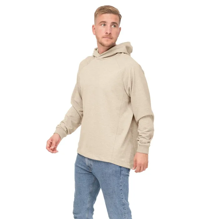 Men Bergans Of Norway Jumpers And Long Sleeves Oslo Urban Comfy Hoodie Unisex Chalk Sand