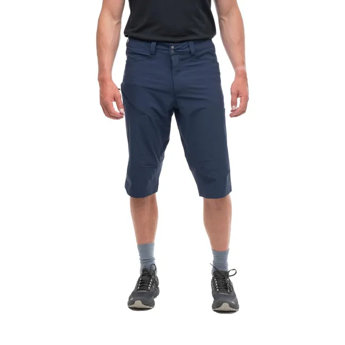 Men Bergans Of Norway Pirate Pants Vandre Light Softshell Long Shorts Navy