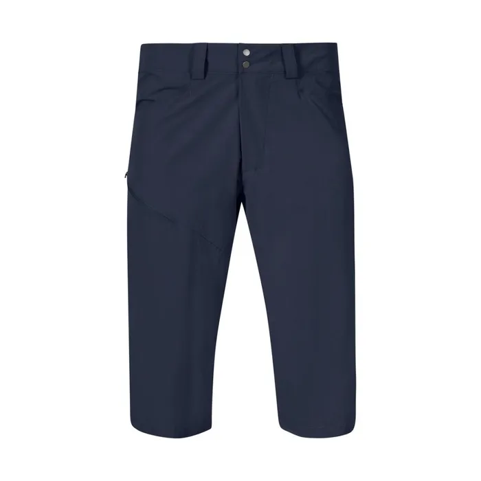Men Bergans Of Norway Pirate Pants Vandre Light Softshell Long Shorts Navy