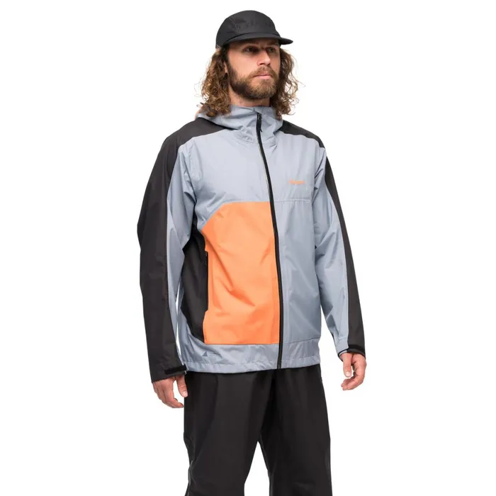 Men Bergans Of Norway Shell Jackets Vaagaa Light 3l Shell Jacket Husky Blue Black