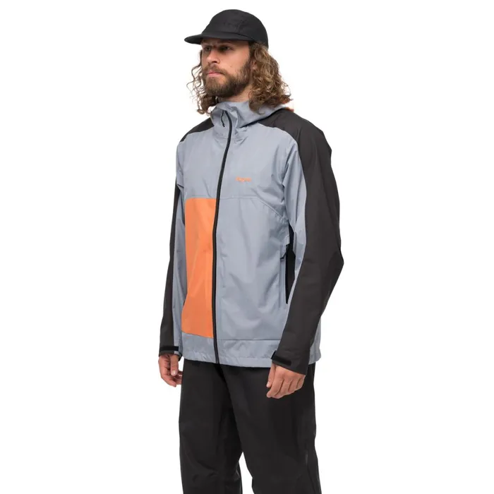 Men Bergans Of Norway Shell Jackets Vaagaa Light 3l Shell Jacket Husky Blue Black