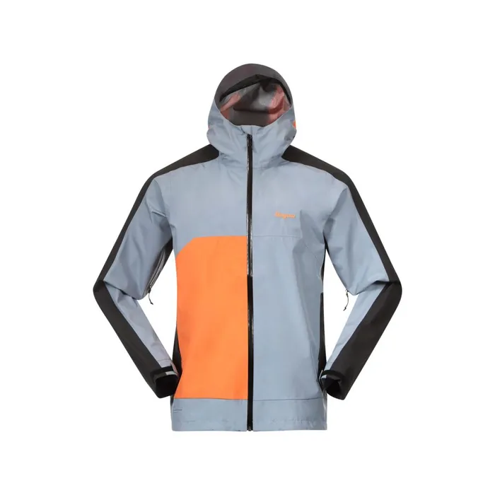 Men Bergans Of Norway Shell Jackets Vaagaa Light 3l Shell Jacket Husky Blue Black