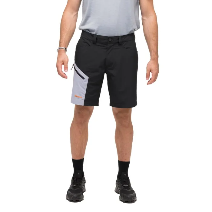 Men Bergans Of Norway Shorts Vaagaa Light Softshell Shorts Black Husky Blue