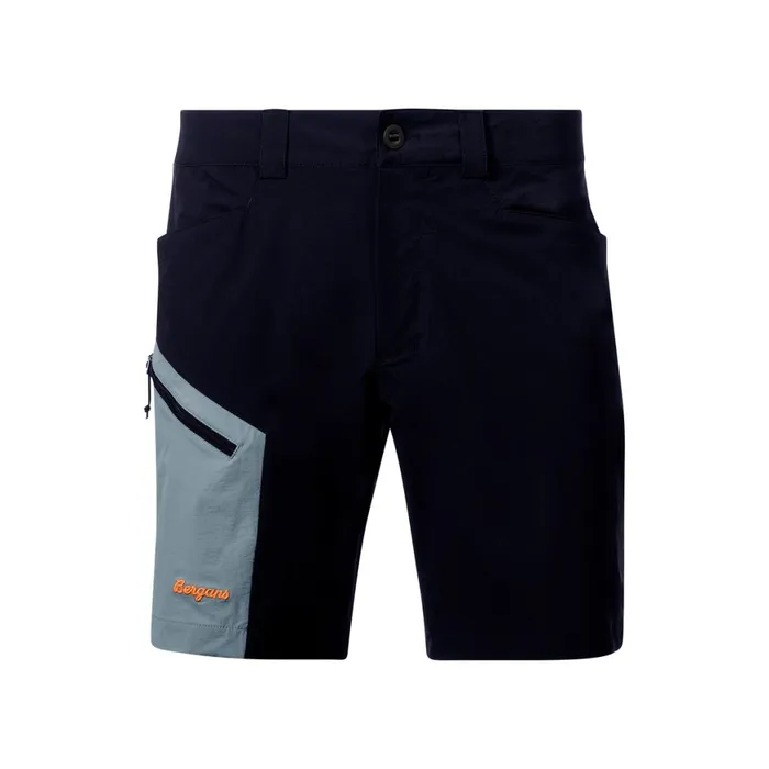 Men Bergans Of Norway Shorts Vaagaa Light Softshell Shorts Black Husky Blue