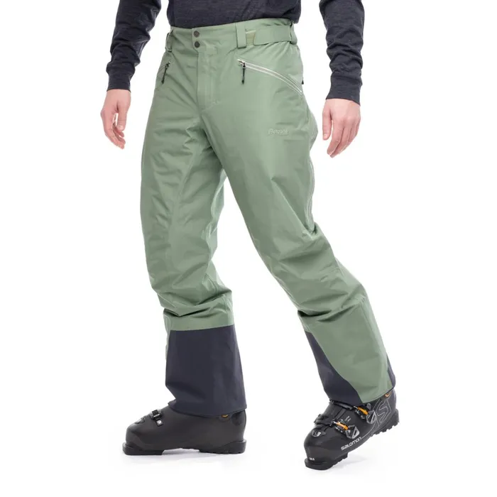 Men Bergans Of Norway Ski Pants Stranda V2 Insulated Pants Cool Green