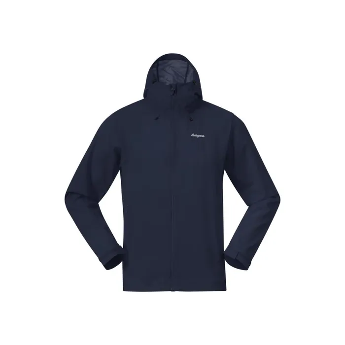 Men Bergans Of Norway Softshell Jackets Rabot Windbreaker Jacket Navy Blue
