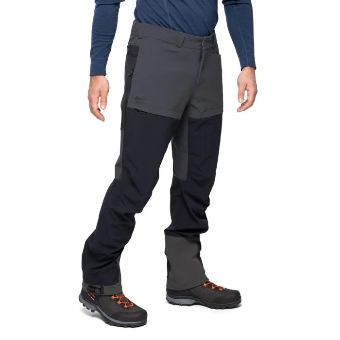 Men Bergans Of Norway Softshell Pants Bekkely Hybrid Pants Black