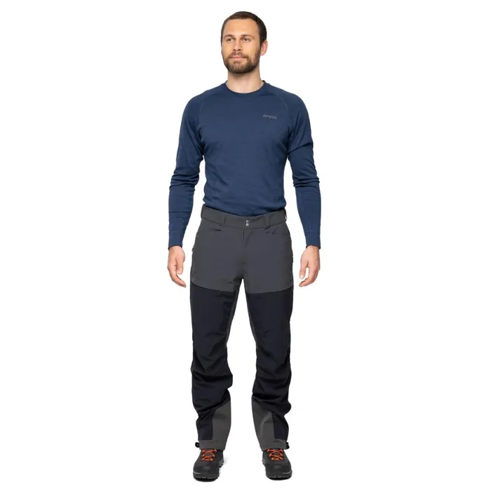 Men Bergans Of Norway Softshell Pants Bekkely Hybrid Pants Black