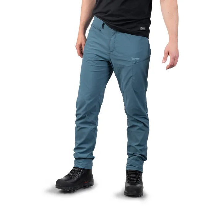 Men Bergans Of Norway Softshell Pants Utne V5 Pants Orion Blue
