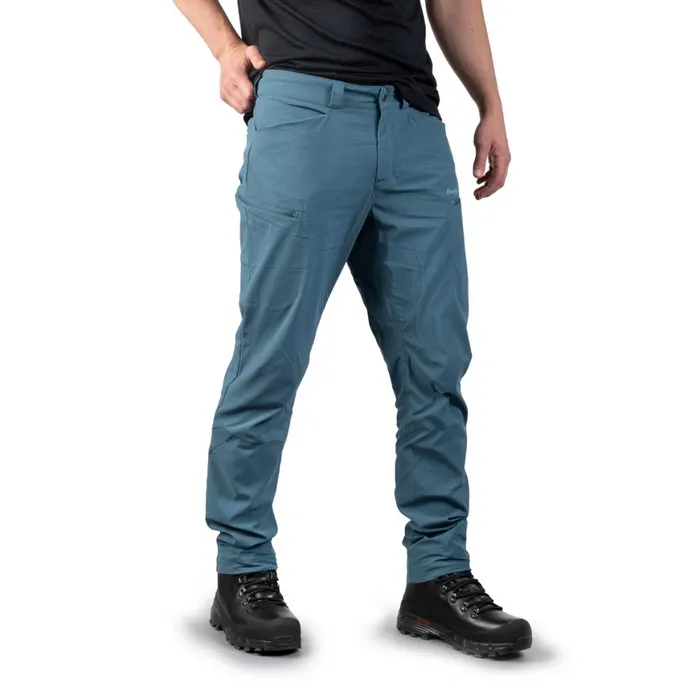 Men Bergans Of Norway Softshell Pants Utne V5 Pants Orion Blue