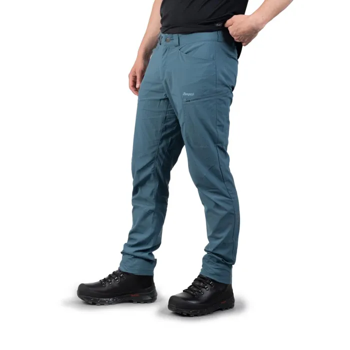 Men Bergans Of Norway Softshell Pants Utne V5 Pants Orion Blue