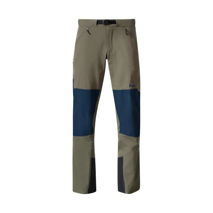 Men Bergans Of Norway Softshell Pants Vaagaa Softshell Pants Green Mud Navy