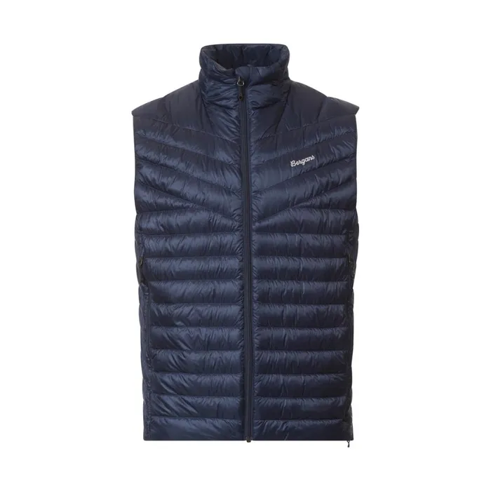 Men Bergans Of Norway Vests Rabot Light Down Vest Navy Blue