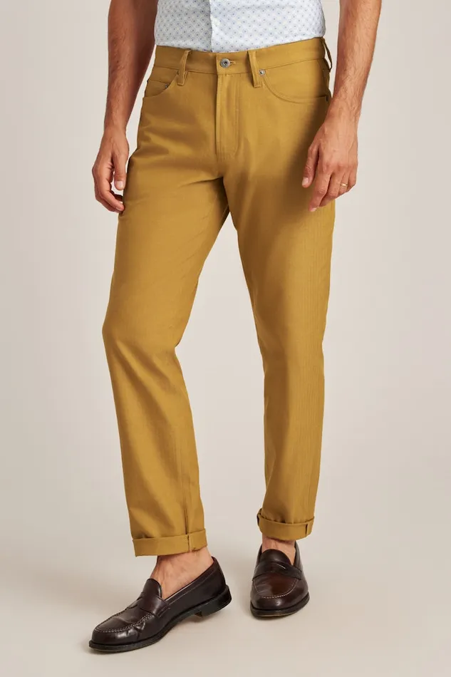 Men Bonobos 5Pocket Pants Herringbone 5Pocket Pants Bronze Medal
