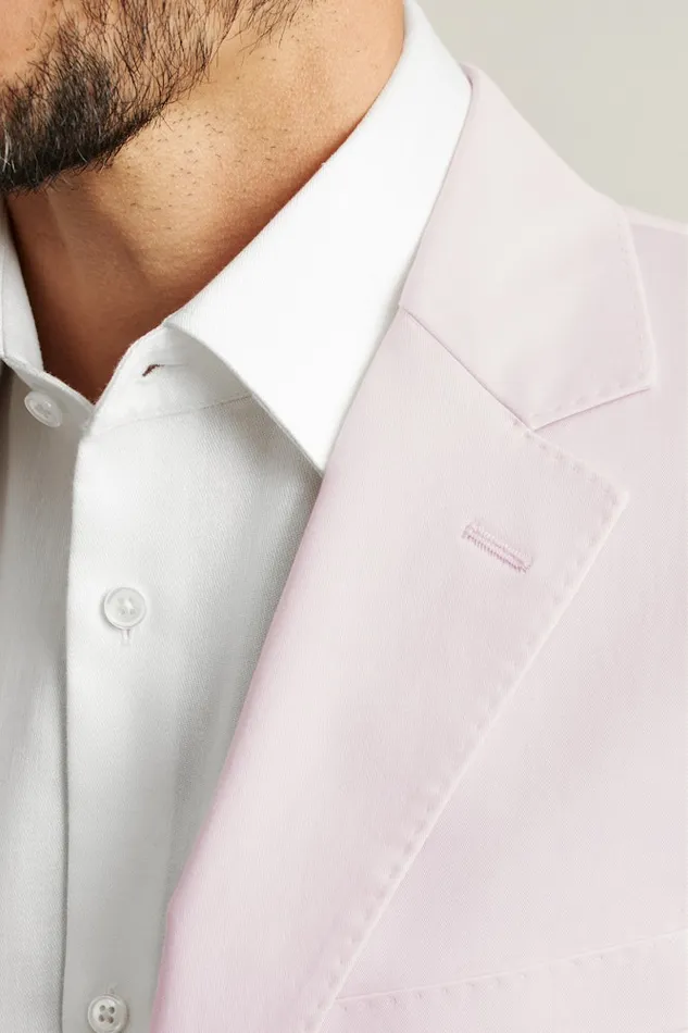 Men Bonobos Blazers and Sport Coats Italian Stretch Cotton Suit Jacket Dusty Pink