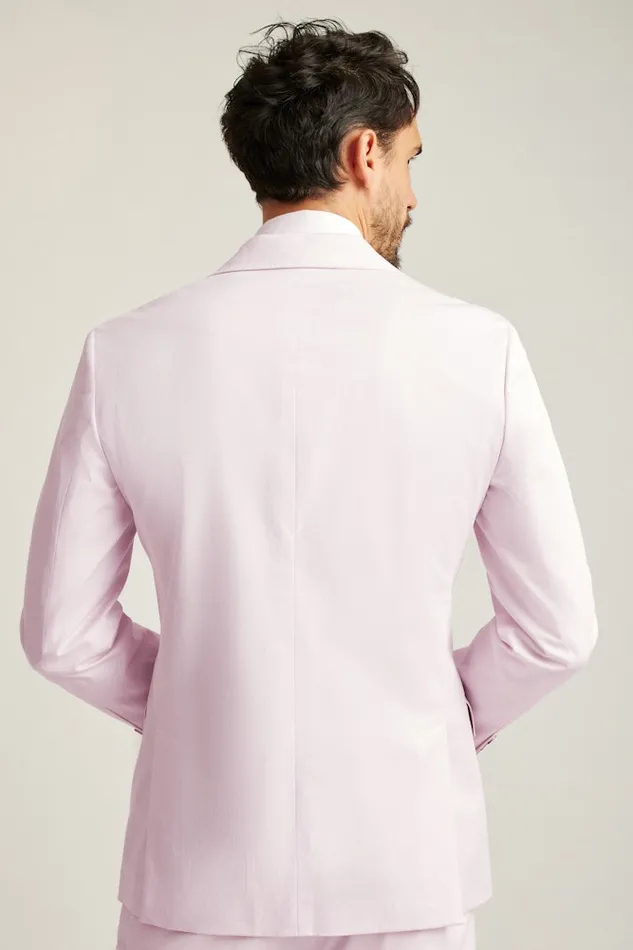 Men Bonobos Blazers and Sport Coats Italian Stretch Cotton Suit Jacket Dusty Pink