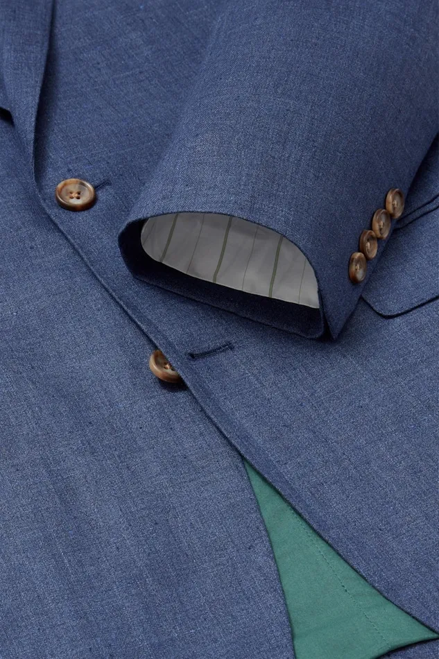 Men Bonobos Blazers and Sport Coats Jetsetter Italian Linen Blazer Bright Navy Men Bonobos Blazers and Sport Coats Jetsetter Italian Linen Blazer Bright Navy