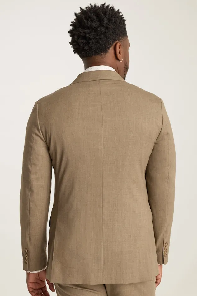 Men Bonobos Blazers and Sport Coats Jetsetter Stretch Wool Suit Jacket Tan